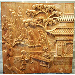 CNC wood carving