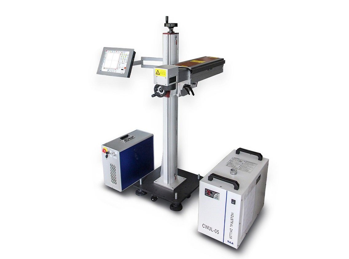 Conveyor Flying UV Laser Marking Machine